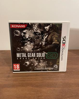 Metal Gear Solid Snake Eater 3D – Nintendo 3DS