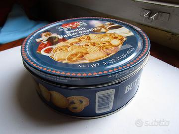 Scatola latta biscotti danesi vintage