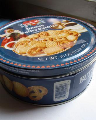Scatola latta biscotti danesi vintage