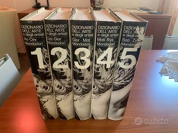 Dizionario dell'arte Mondadori 5 vol.