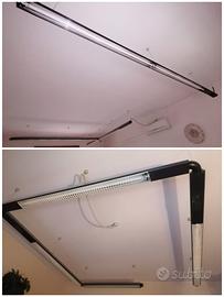 Impianto illuminazione a soffitto