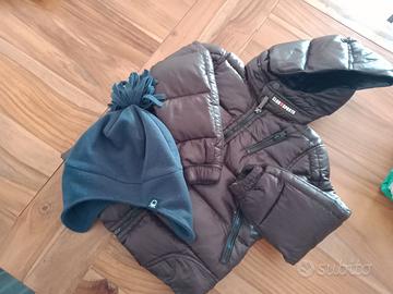 Piumino vera piuma, invernale. Reversibile