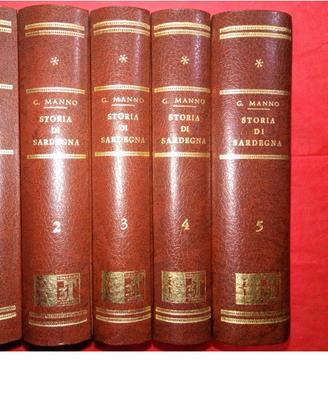 Storia di Sardegna G. Manno, e altri libri sardi