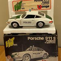 PORSCHE 911 S POLIZEI scala 1/24 Burago