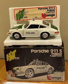 PORSCHE 911 S POLIZEI scala 1/24 Burago