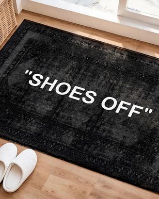 Zerbino "SHOES OFF" Nero