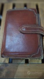 Agenda organizer in pelle