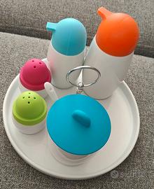 Set Sale Pepe Olio Aceto Zucchero.