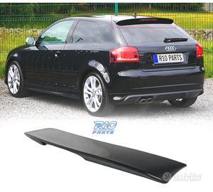 SPOILER AUDI A3 8P 03-11 LOOK S LINE S3 NERO LUCID