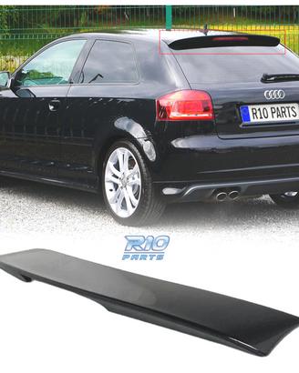 SPOILER AUDI A3 8P 03-11 LOOK S LINE S3 NERO LUCID