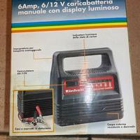 Caricabatterie Einhell auto e moto 6/12 V 6 AMP