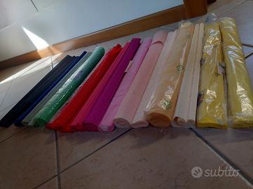 Carta crespa vari colori