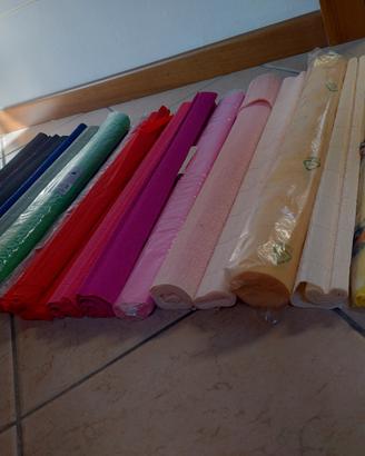 Carta crespa vari colori