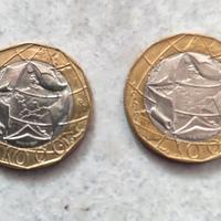 1000lire a moneta 1997 con errore di conio