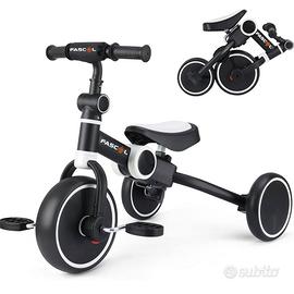 NUOVO Triciclo 5 in 1 Pieghevole per Bambini  1-4A