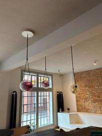 3 Lampade a sospensione BROKIS CAPSULA