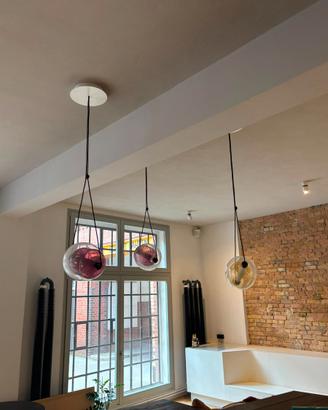 3 Lampade a sospensione BROKIS CAPSULA