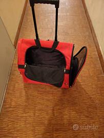 Trasportino trolley per animali. 44x30x35
