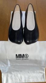 Ballerine in pelle nera MM6 Maison Margiela