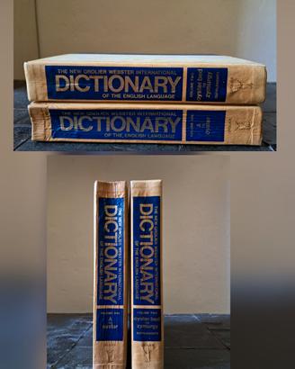 dizionario inglese,  grolier, 1971