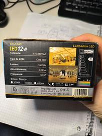 Faretto led 12W con trasformatore 12V diam11cm