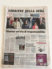 Corriere della Sera 21/01/2009 Giuramento di Obama