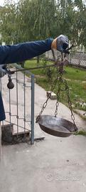 Antica bilancia a stadera da collezione 