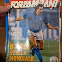 Rivista Forza Milan Franco Baresi 1989