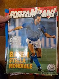 Rivista Forza Milan Franco Baresi 1989