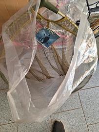 retina  da pesca max nuova con manico allungabile