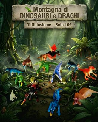 Dinosauri e Draghi giocattoli lotto per bambini