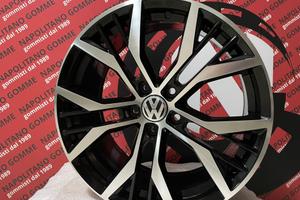 Cerchi Golf 5 6 7 7,5 8 gtd gti 18 pollici Santiag