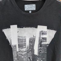 Maglia Guess Taglia L Nera con stampa frontale 