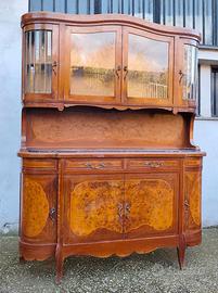Antica d'epoca vetrina credenza liberty artnouveau