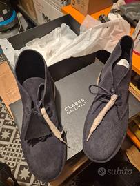 Clarks Desert Boots Blu Tg 40