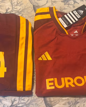 Maglia adidas roma completo sa bambino