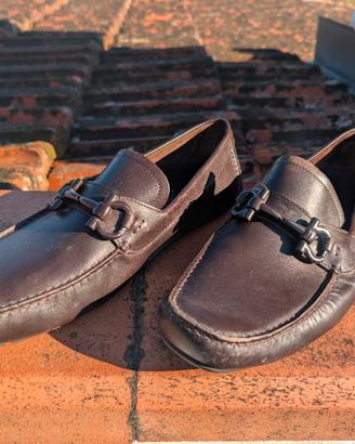 Mocassino Ferragamo Driver ornamento Gancini n.44