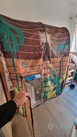 Letto Kura Ikea in legno