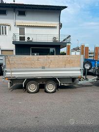 Rimorchio HUMBAUR HTK 3000.37 ribaltabile trilater