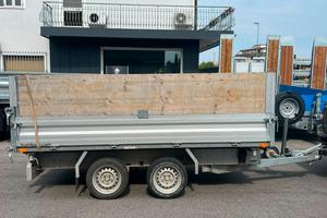 Rimorchio HUMBAUR HTK 3000.37 ribaltabile trilater