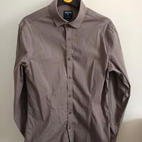 Camicia Terranova Slim Fit Marrone – Taglia S
