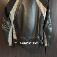 DAINESE - NEXUS LEATHER JACKET BLACK BLACK EBONY