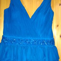 Elegante vestito blù 