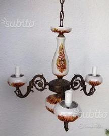 Lampadario stile rustico