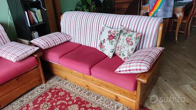 Salotto rustico per chalet o casa di villeggiatura