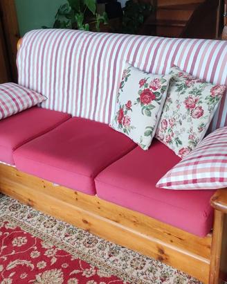 Salotto rustico per chalet o casa di villeggiatura
