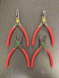 Serie di 4 pinze per seeger Usag art. 127N/SE4