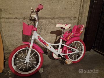 bici dino bike unicorno 16 pollici  pari al nuovo