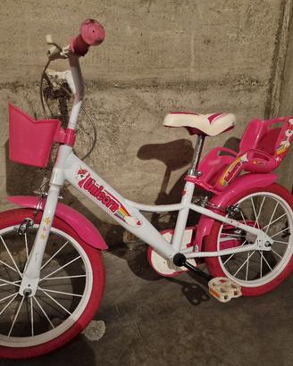bici dino bike unicorno 16 pollici  pari al nuovo