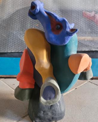 Scultura moderna in ceramica de " Il Barattolo "